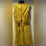 Voge Boutique Vintage Vogue Couturier design Yellow Brocade Dress Photo 2