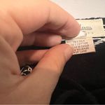 Neiman Marcus  Embroidered Sweater Blouse Top Black White Silk Cotton Size Small Photo 7