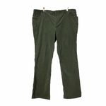 Coldwater Creek Corduroy Pants Mid Rise Stretch Olive Green Women’s Size 18W Photo 9