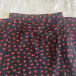 Princess Polly  Women's‎ Black Red Floral Midi Skirt Boho Y2K Vintage Size 4 Photo 5