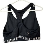 Old Navy Women's Athletic Sporty Racerback RUN REST REPEAT Print Sports Bra XL Photo 8