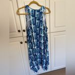Lilly Pulitzer Women's Melle Dress in Indigo Get in Line Size Medium Nautical Photo 2