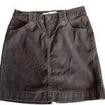 Old Navy  Skirt Womens Size 0 Petite Corduroy Mini Brown Photo 0