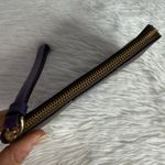 Coach  Purple Brown Signature Coated Canvas Wristlet Photo 2