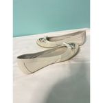 ALDO  shoes women‎ Cream Size 10 loafers Tassels , S-268 Photo 6