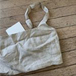 NWT DISSH Linen Crop Tank (matching pants listed in closet) Tan Size 4 Photo 3