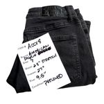 American Rag Cie BLACK JEANS Button Skinny Jean Denim 28x27 Women's 7 Stretch Size undefined Photo 8