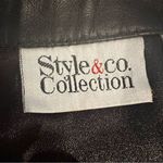 Style & Co Style &‎ Co Collection Leather Pencil Skirt Women's Size 8 Side Zip Lined Photo 2
