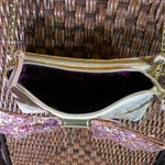 Betsey Johnson  Big Pink Sequin Bow Purse Photo 2