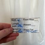 H&M  Women's Lace & Chiffon Coquette Blouse Long Sleeve Size 4 Cream White Photo 10