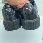 Puma Fenty  by Rihanna Women's Creeper Crinkled Black Leather Size 7.5 Sneakers Photo 4