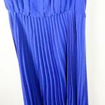 Eliza J Sleeveless Pleated Lined Exposed Back Zipper Fit And Flare Dress Size 6 Photo 8