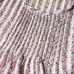 Aerie Floral Stripe Cap Sleeve Top Photo 4