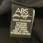 ABS Allen Schwartz Allen Schwartz ABS Denim Collection Women’s Black Cropped Top Cuff Photo 5