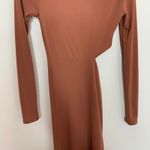 Not Yours To Keep River Midi Dress Rosewood Womens Size XXS Revolve Orange Photo 6