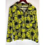 Dr. Seuss The Grinch Plaid Christmas 2 piece Pajama Set Women's Medium NWT Photo 2