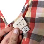 A New Day checkered farmer v-neck summer sundress sleeveless embroidery Photo 3