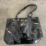 Givenchy NWT  Black Patent Nylon Large Tote Bag Photo 2
