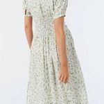 O'Neill  Romie Woven Midi Dress in Aloe Size X-Small Photo 1