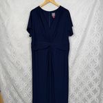 Vince Camuto Plus-Size Twist-Front Flared-Leg Jumpsuit Size 3X Photo 6