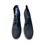 J.Crew  Black MacAlister Suede Block High Heel Ankle Boots Lace‎ Up Size 11 Photo 1