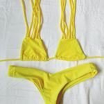 ZARA Yellow Strappy Bikini  Photo 0