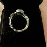 Gorgeous Bohemian Turquoise Antique Silver Ring Size 6 Photo 2
