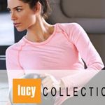 Lucy Tech Long Sleeve Athletic Top Hot Pink White Stripes Size XS Photo 1