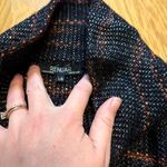 Renuar Cowl Neck Black Striped Speckled Sweater Womens Size L Long Sleeve Size L Photo 3