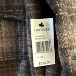 Driftwood  Brown Plaid Jacket with Floral Embroidery Photo 7