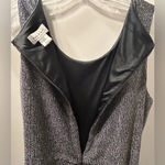 Nicole Miller - Black and Silver Belted Jumpsuit- Size M Photo 9