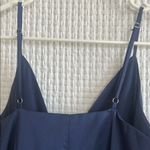 AQUA Midnight Blue Asymmetrical Dress Photo 4