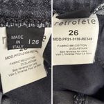 Retrofete Myla Pants in Hematite Denim Black Gray Size 26 Photo 7