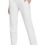 DKNY Foundation Slim Ankle Pants in Ivory Size 6 NWT Photo 0