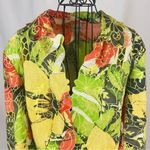 Chico's Chico’s Floral Embroidered Open Front Jacket with Cutouts Women’s Size XL Photo 57
