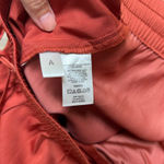 Loft  XS Wide Leg Drawstring Casual Pants Womens Burnt Orange Elastic Waist Silky Photo 2