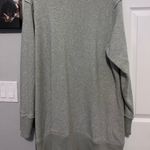 Unknown brand grey long grey full zip hoodie sweatshirt size large Photo 1