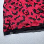 White House | Black Market Cami Top Red Jaguar Animal Print Size Medium 100% Silk Photo 6