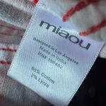 Miaou X Revolve Red Leopard Junior Pant Jeans Sz 26 Button Fly Crop‎ Flare $295 Photo 6