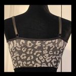 Leopards black and gray sports bra Photo 2