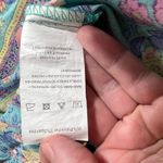 Halife Womens Tunic Dress Floral Tasseled V Neck Coastal Teal Pink Orange 2XL Size 2X Photo 8