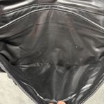 Vintage Gitano Bag Black Crossbody Faux Leather Envelope Clutch Bow Detail 80s Photo 9