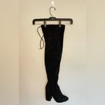 Steve Madden Norri Suede Over-the-Knee Boots, Black, Size 6, EUC Photo 4