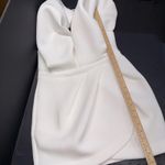 Bibi Bridal Shower White Dress Puff Icon Bride Bachelorette Reception Dress XL Photo 14