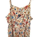 Old Navy  Womens 4X Sundress Smocked Dress Pockets Beige Blue Floral Boho Cottage Photo 1