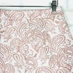 Victoria Beckham Blush Pink Paisley Brocade Shorts - Women's Size 4 Photo 6