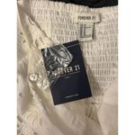 Forever 21 NWT white eyelet shorts romper overall size medium Photo 4