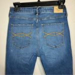 Abercrombie & Fitch medium wash distressed ankle jeans women’s size 4 / 27 Photo 4