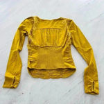 Free People  On Point Lace Top in Green Size XS NWOT $98 Photo 3