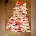 Vince Camuto - Pink and Orange A-Line Mini Dress Size 14 Photo 6